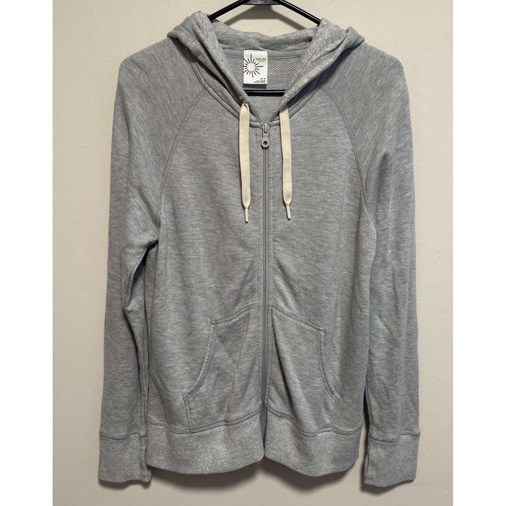 Offline By Aerie Women's Grey Full Zip Sweatshirt Hoodie Sz Medium